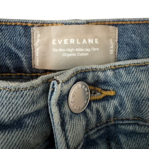 Everlane The Way High Wide Leg Flare Jeans - Picture 4 of 6